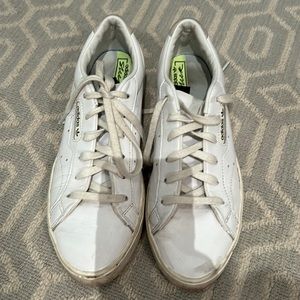 Adidas Womens white sneakers